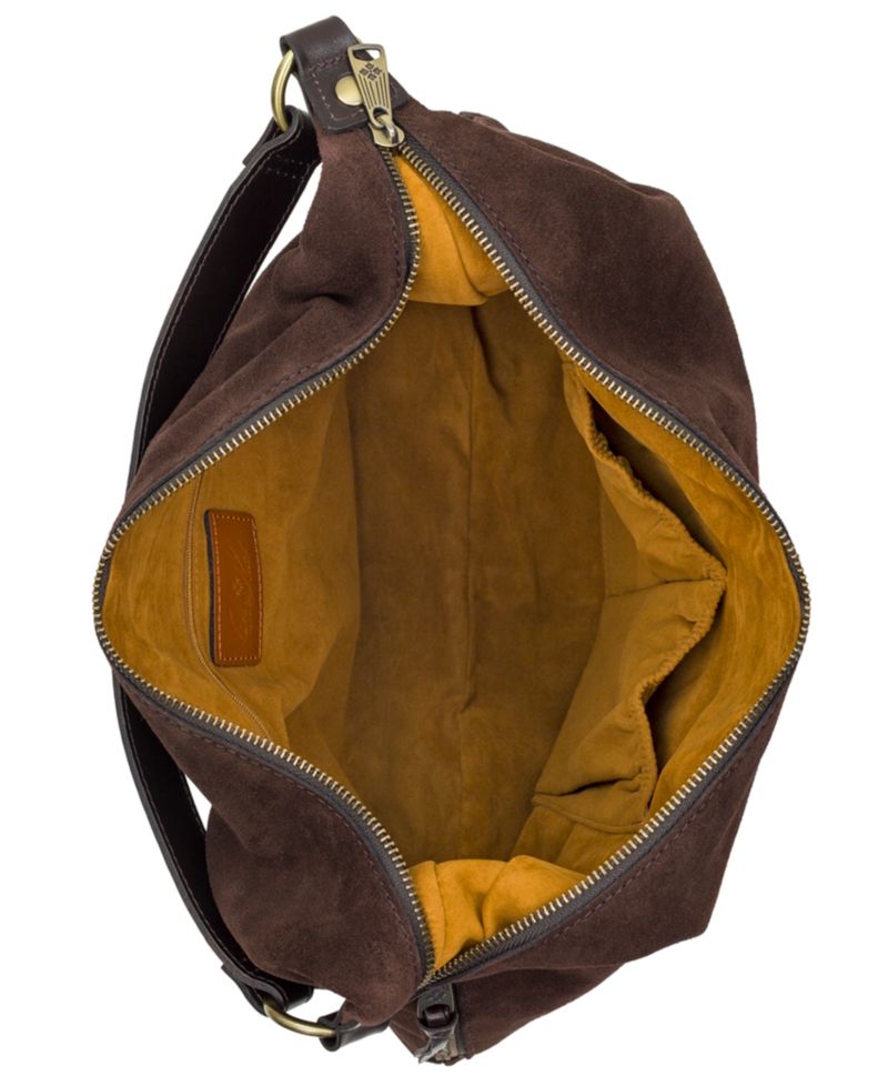 Esther Large Suede Hobo Handbag