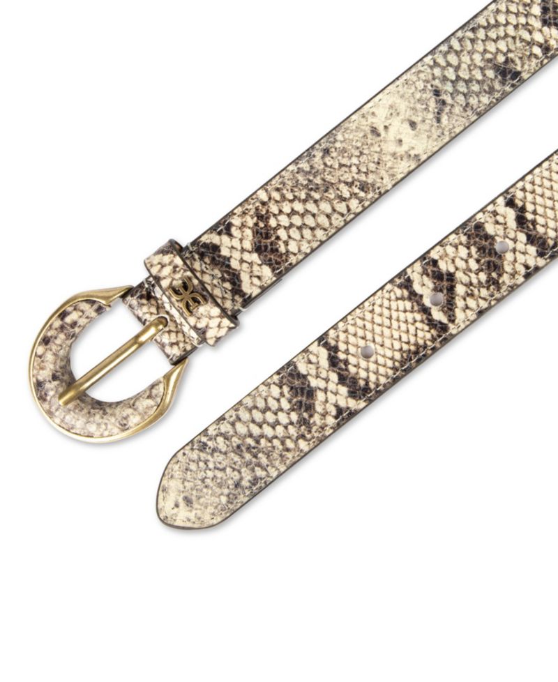 Women's Leather Harness Buckle Belt