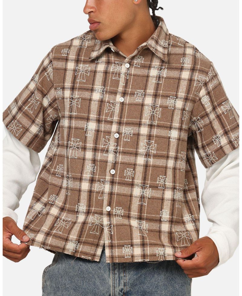 Men's Sanctuary Layered Button Up Shirt