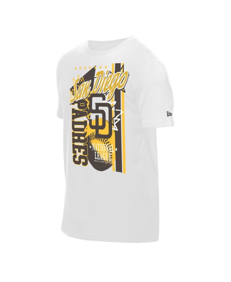 Men's White San Diego Padres Big Graphic Domestic T-Shirt