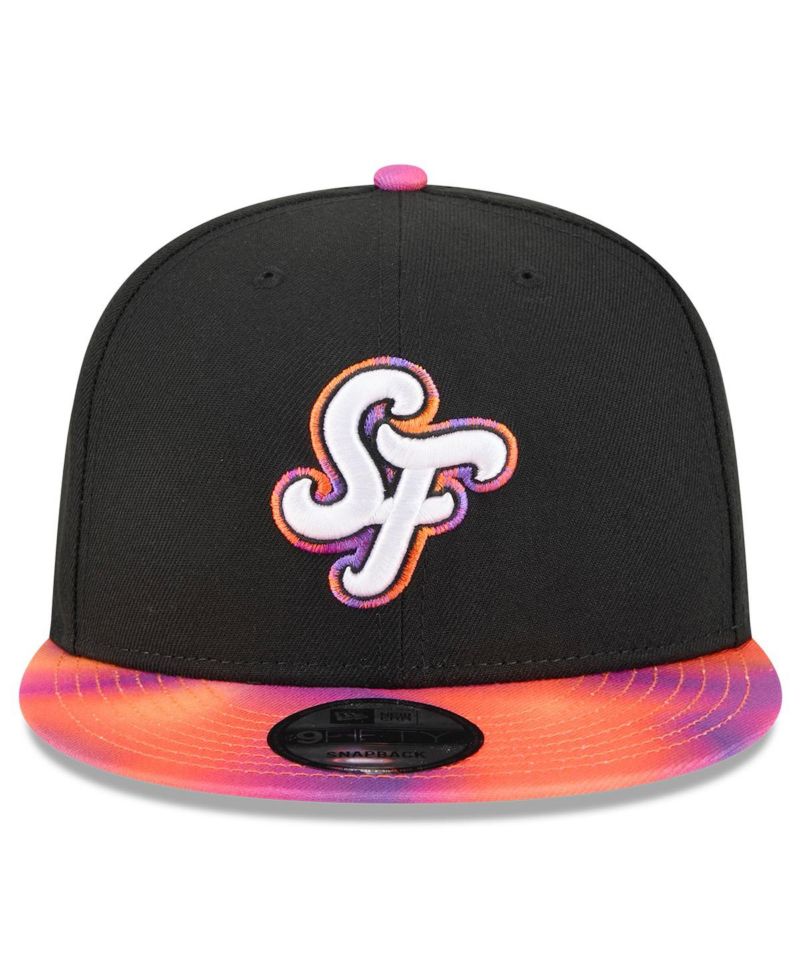 Men's Black/Orange San Francisco Giants 2025 City Connect 9FIFTY Snapback Hat