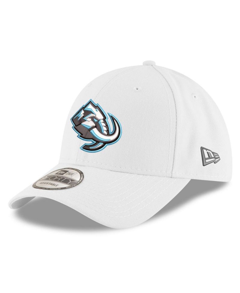 Men's White Utah Mammoth 9FORTY Adjustable Hat