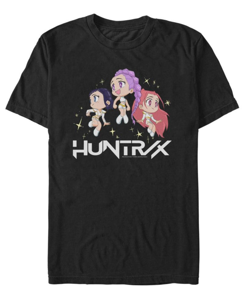 Men's K-Pop Demon Hunters Chibi Group Huntrix T-Shirt