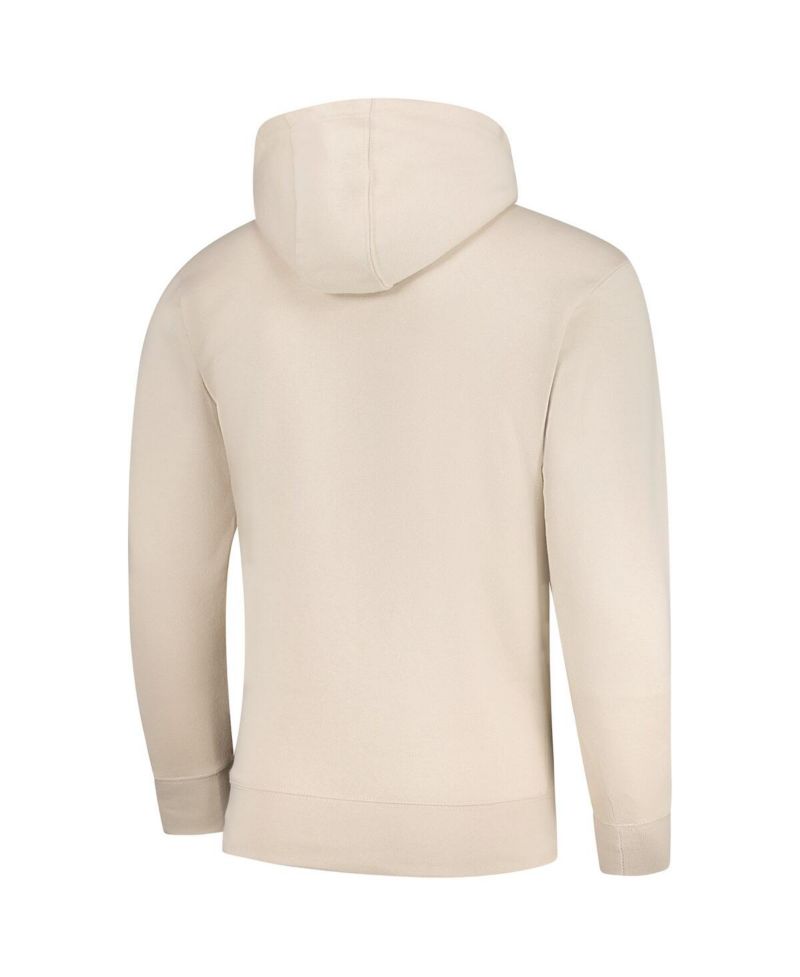 Men's Cream Florida Gators Upper Arch Letters Pullover Hoodie