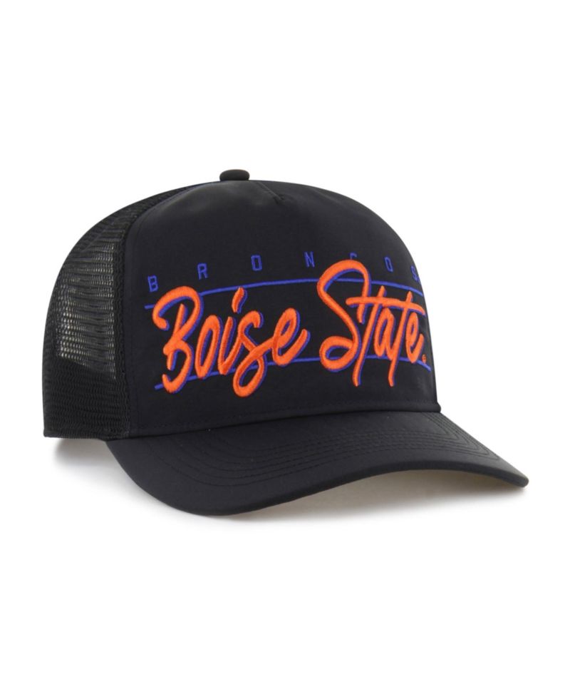 Men's and Women's '47 Black Boise State Broncos brrr&deg; Condor Mesh Hitch Adjustable Hat