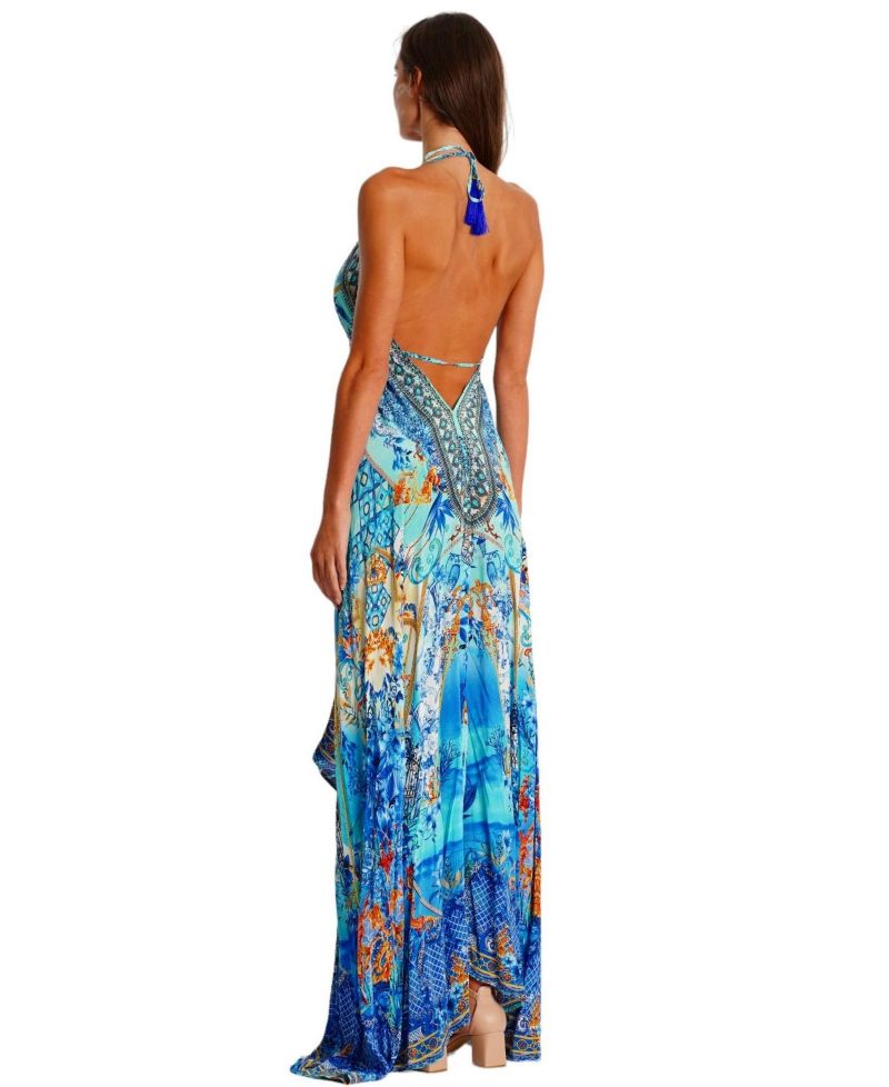 Women's Maxi halterneck Dress