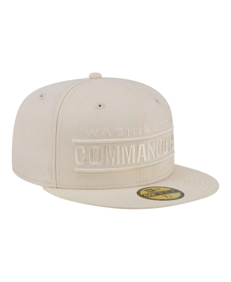 Men's Cream Washington Commanders Color Pack 59FIFTY Fitted Hat