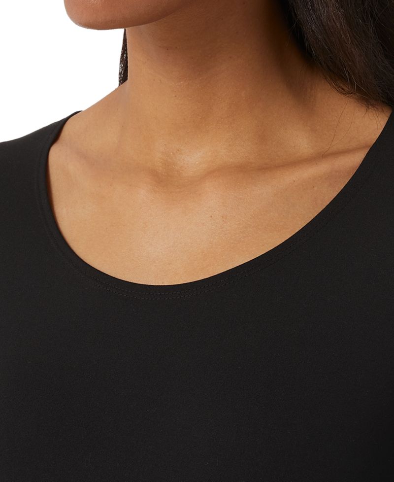 Women's Long-Sleeve Scoop-Neck Top