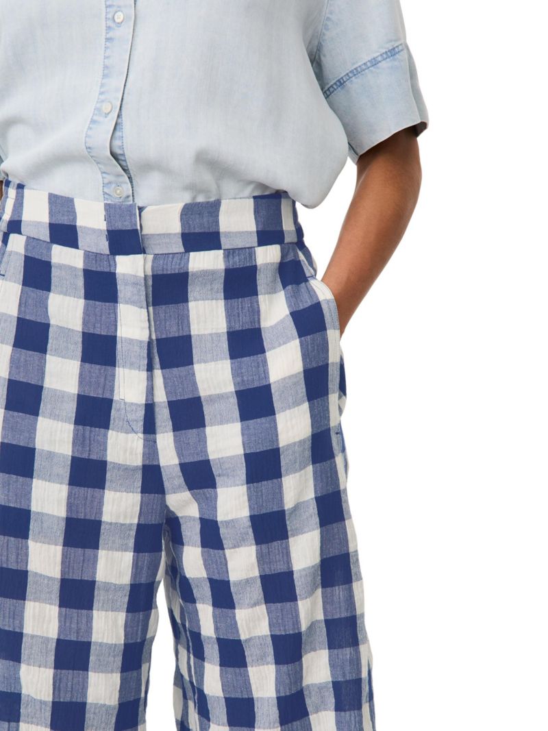 Women's Maportia Gingham Wide-Leg Pants