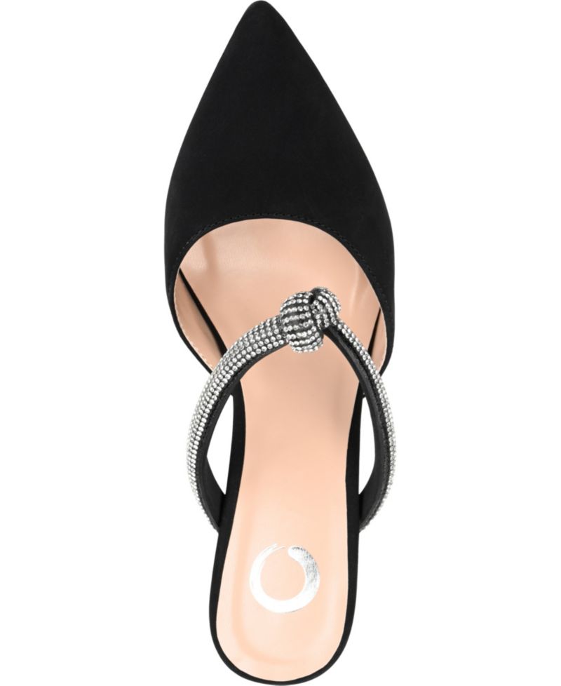 Women's Lunna Rhinestone Knot Slip-On Dress Pumps