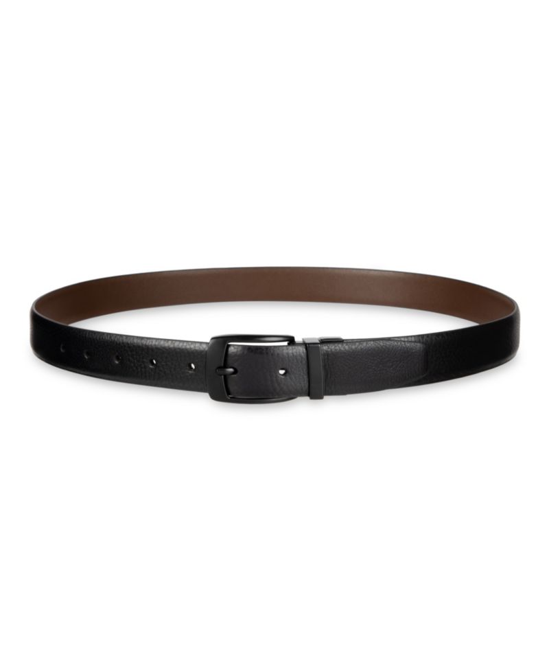 Men's Reversible Textured Leather Belt