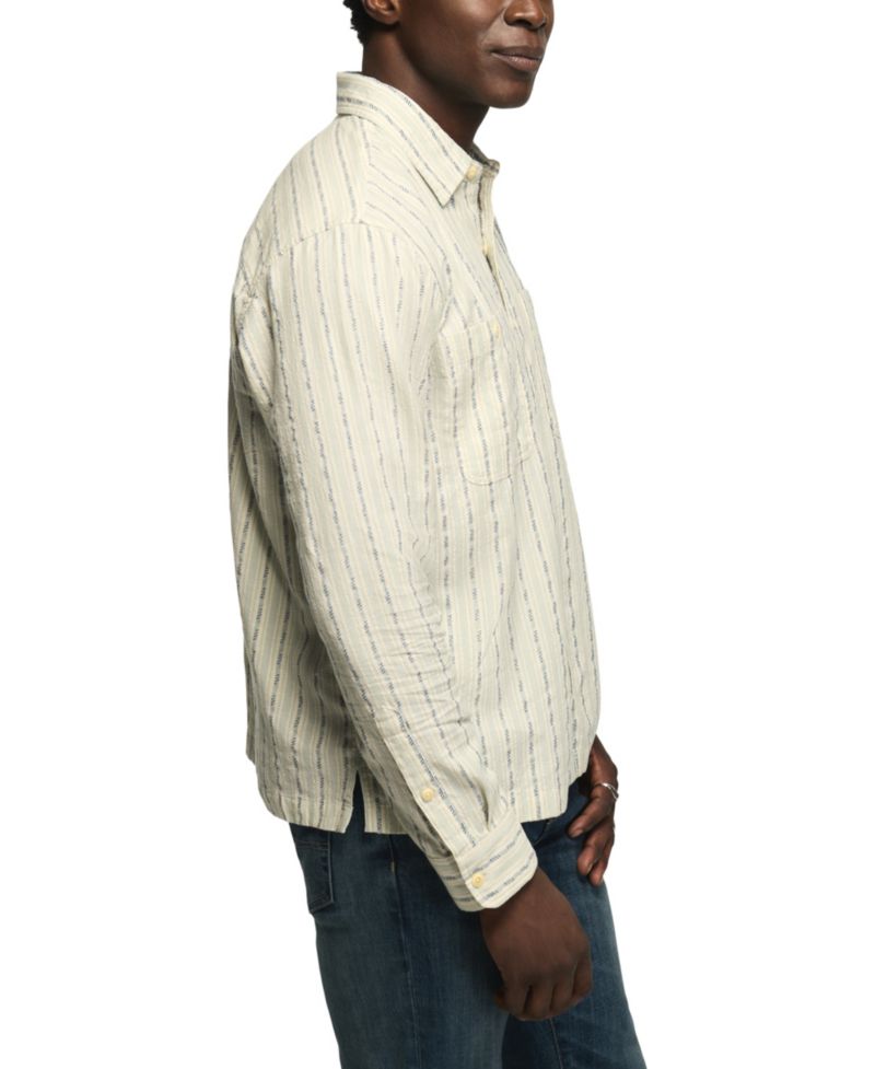 Men's Mason Western Long-Sleeve Striped Shirt