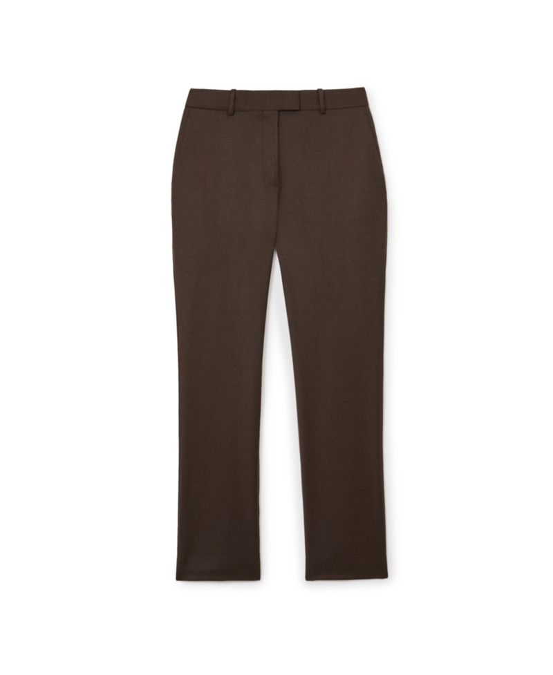 Women's Derby Slim Wool-Blend Trouser