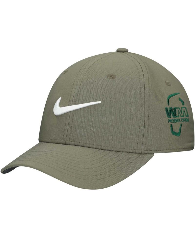 Men's and Women's Olive WM Phoenix Open Performance Swoosh Club Adjustable Hat