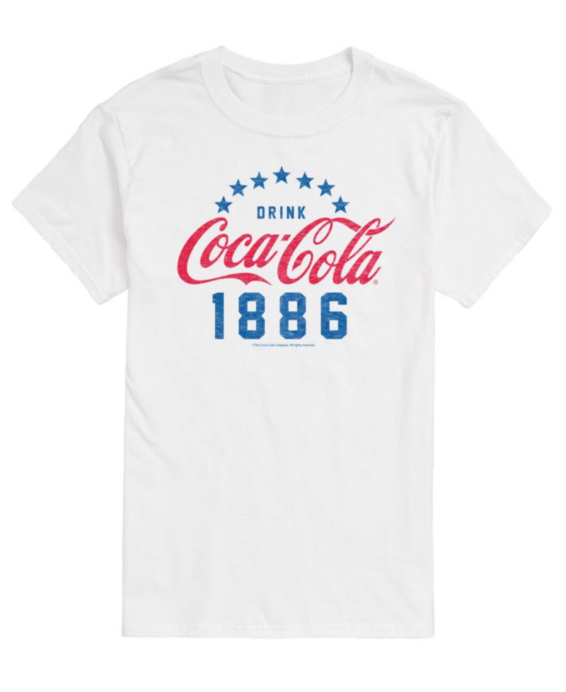 Men's Coca-Cola Star Circle Short-Sleeve Graphic T-Shirt