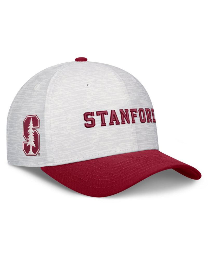 Men's and Women's White/Cardinal Stanford Cardinal Primetime Rise Adjustable Hat