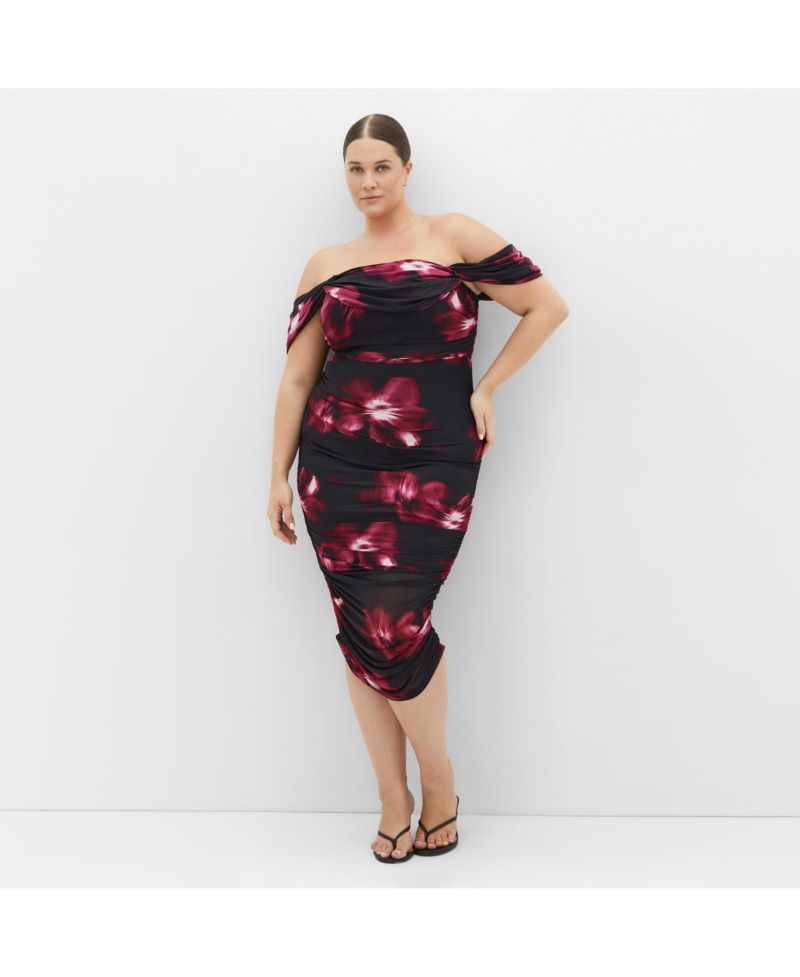Plus Size Jazmin Print Dress