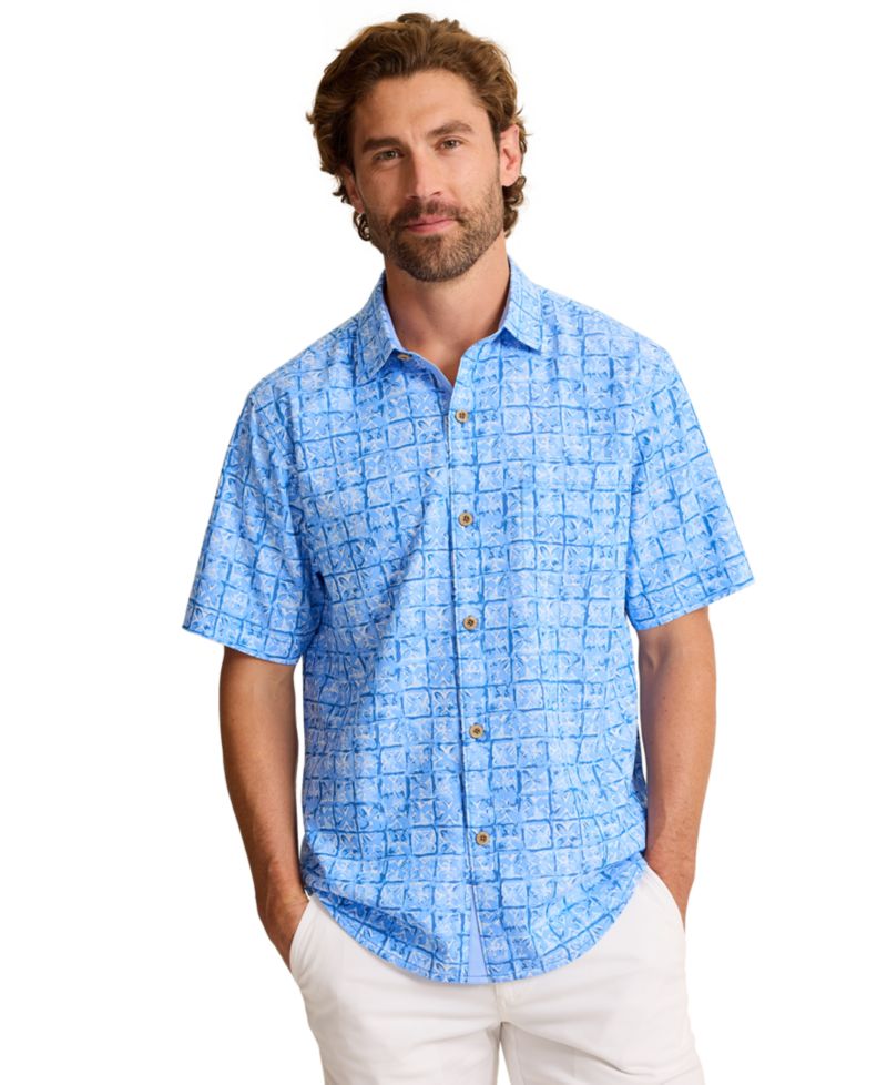 Men's Coastal Ease Carrico Tiles Shirt