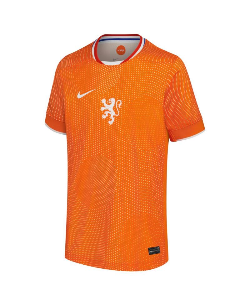 Big Boys and Girls Orange Netherlands Women's National Team 2025/26 Home Replica Jersey