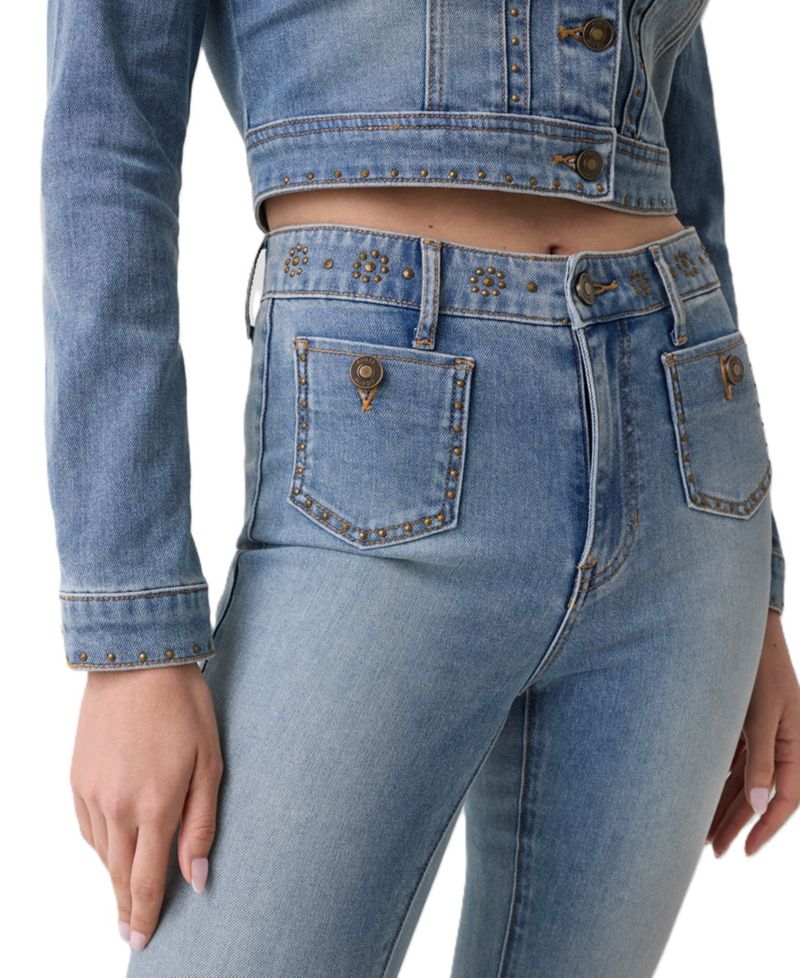 Women's Belle High-Rise Flare Stretch Jeans