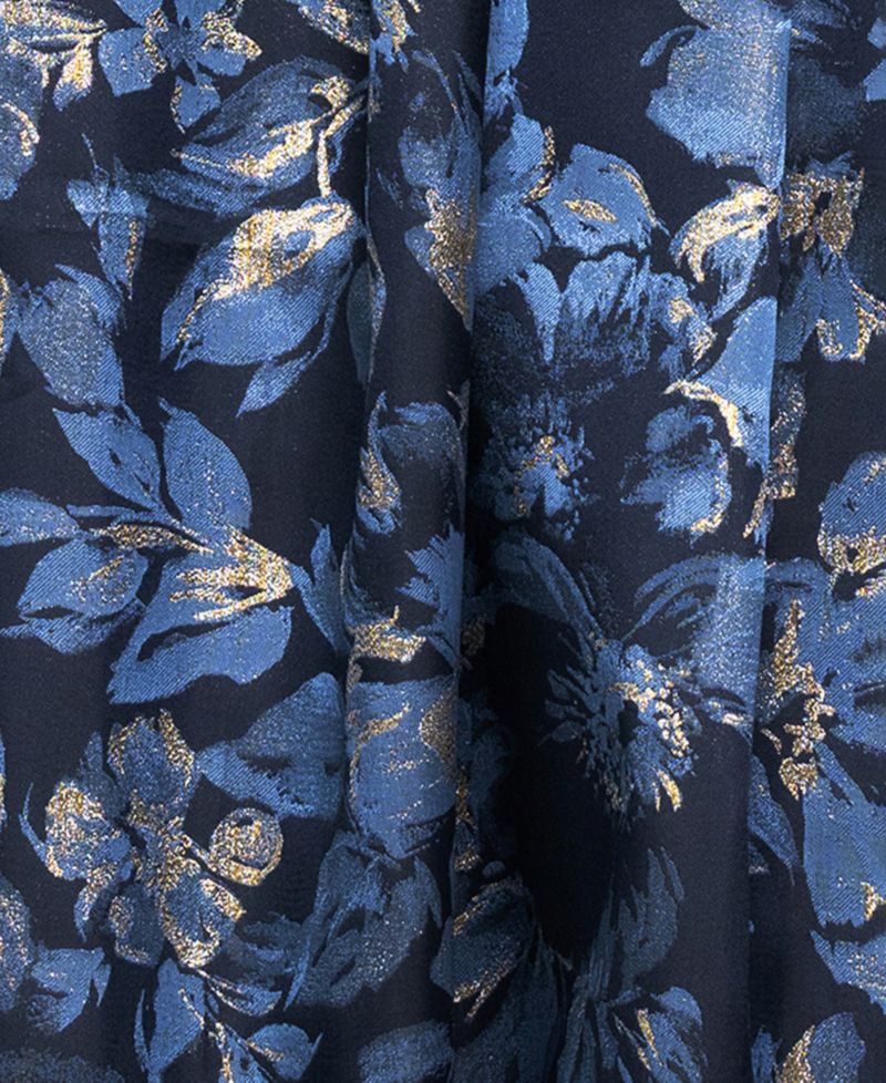 Women's Off-The-Shoulder Brocade Ball Gown