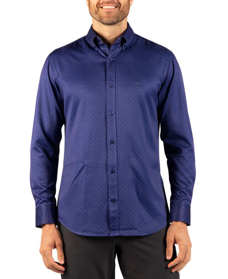 Men's Check Printed Performance Shirt
