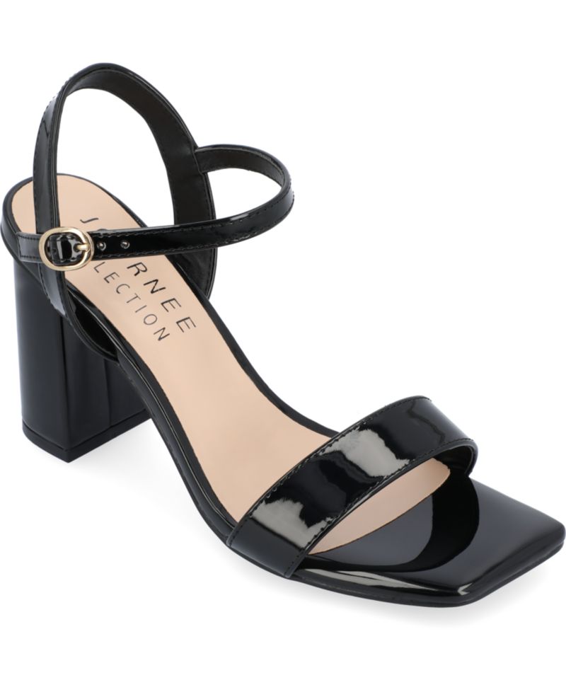 Women's Tivona Square Toe Block Heel Dress Sandals