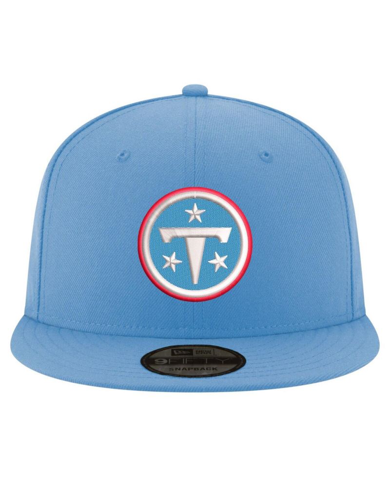 Men's Light Blue Tennessee Titans Primary Logo 9FIFTY Snapback Hat