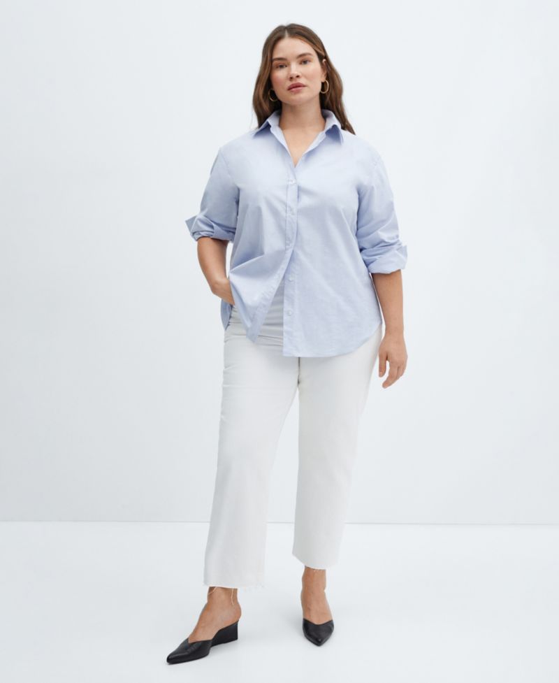 Women's Straight-Fit Cropped Jeans