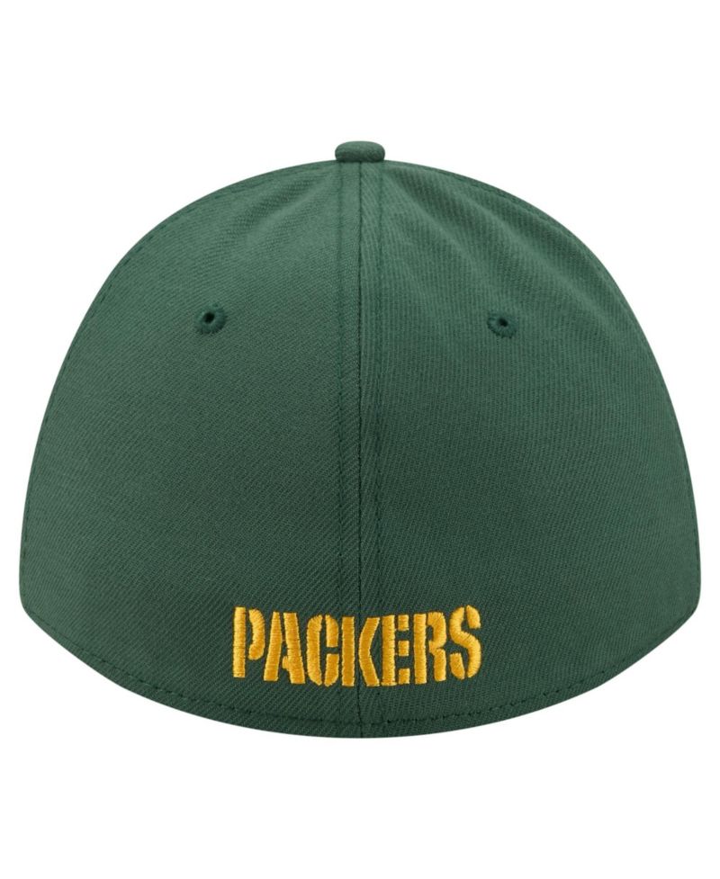 Men's Green Green Bay Packers 39THIRTY M-Crown A-Frame Stretch Hat