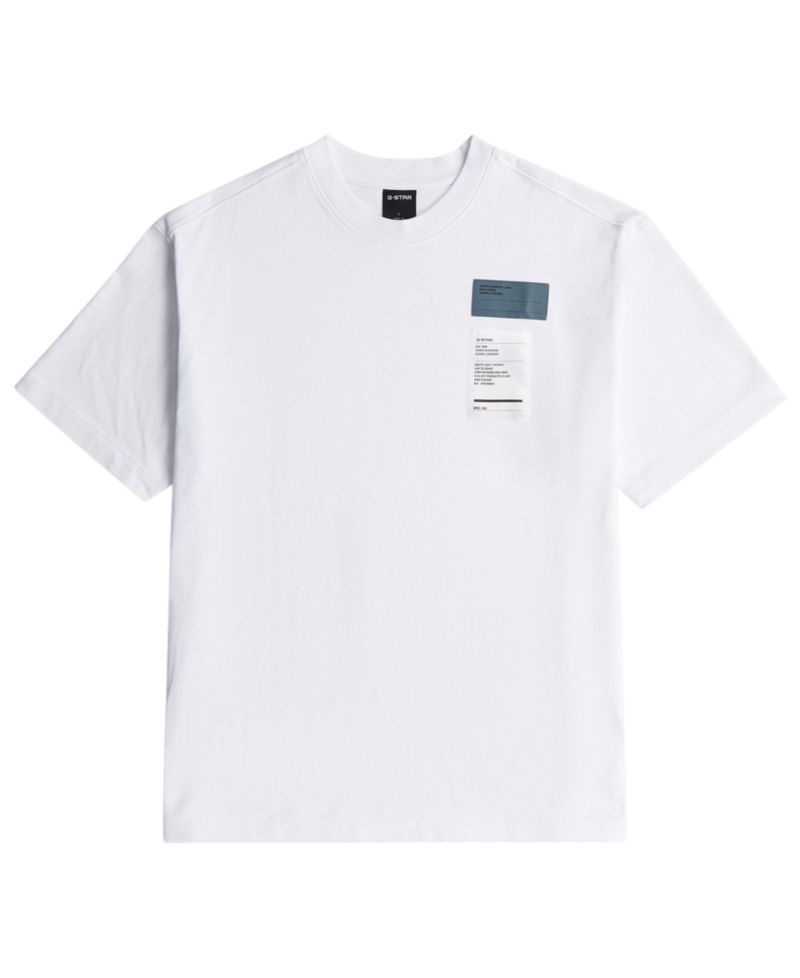 Men's Multi Chest Badge Relaxed-Fit T-Shirt