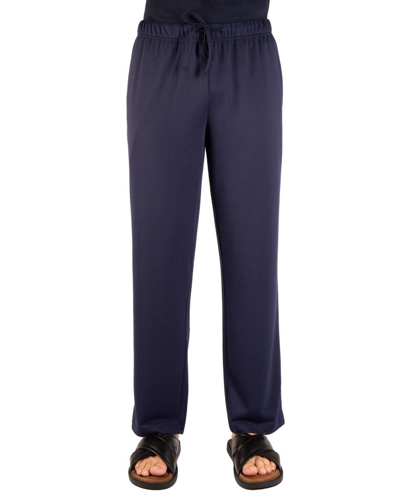Men's French Terry Elastic-Drawstring Waistband Pants