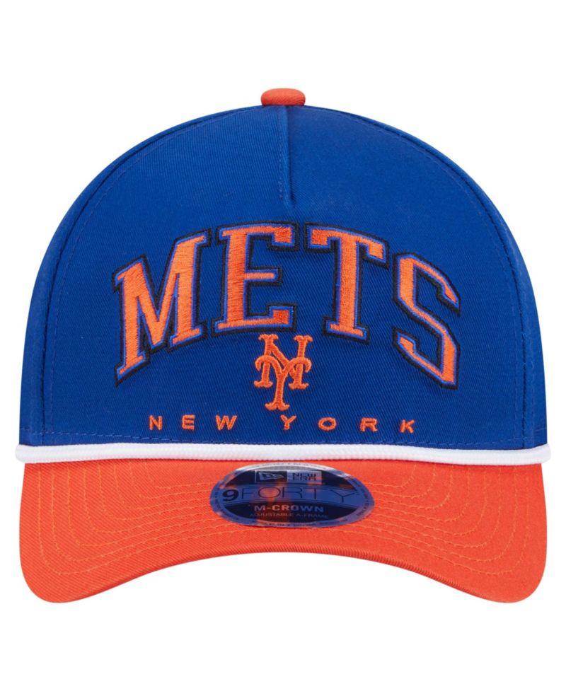 Men's Royal/Orange New York Mets Arch 9FORTY A-Frame M-Crown Adjustable Hat
