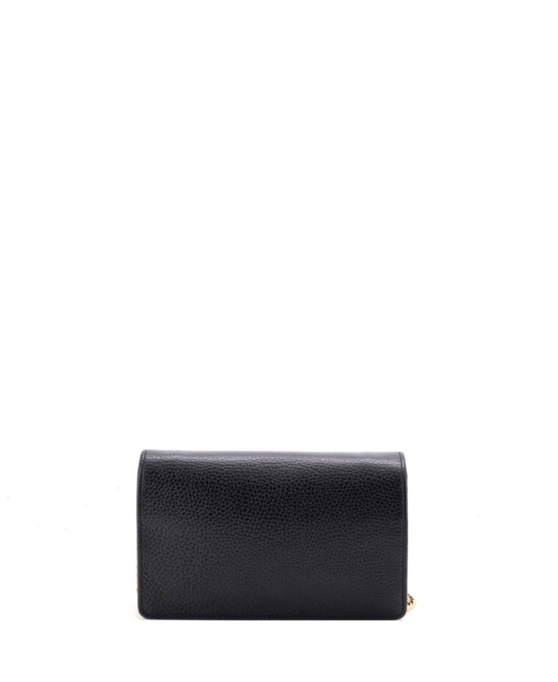 Mini Petite GG Marmont Chain Wallet Leather