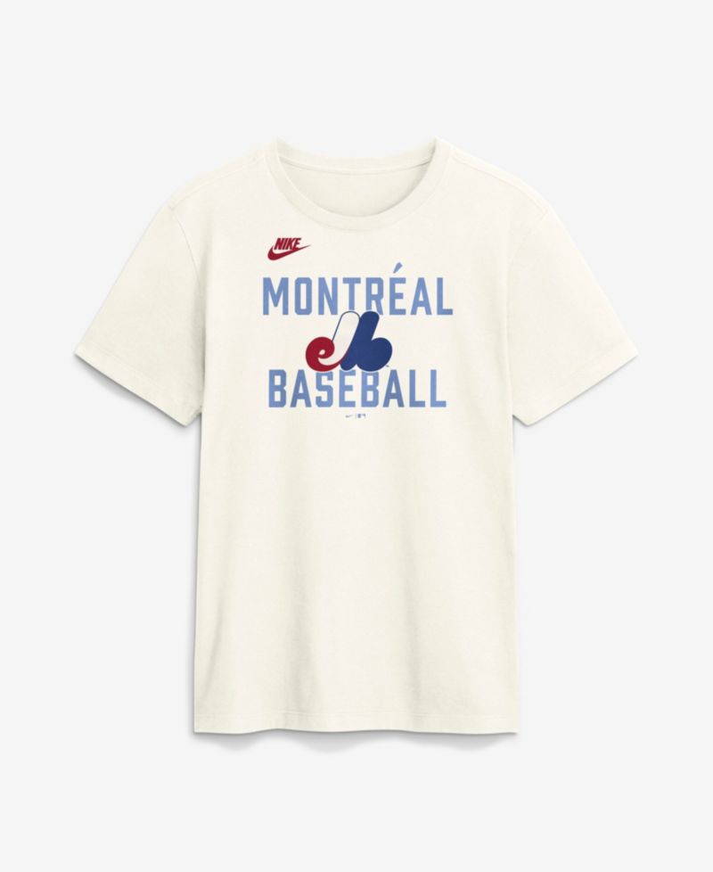 Men's Cream Montreal Expos Cooperstown Collection ‘70s Inspired T-Shirt