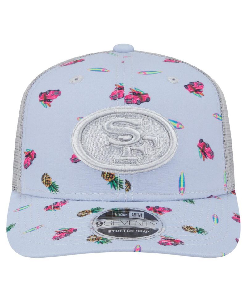 Men's Light Blue San Francisco 49ers Adventure Surfboard 9SEVENTY Adjustable Hat
