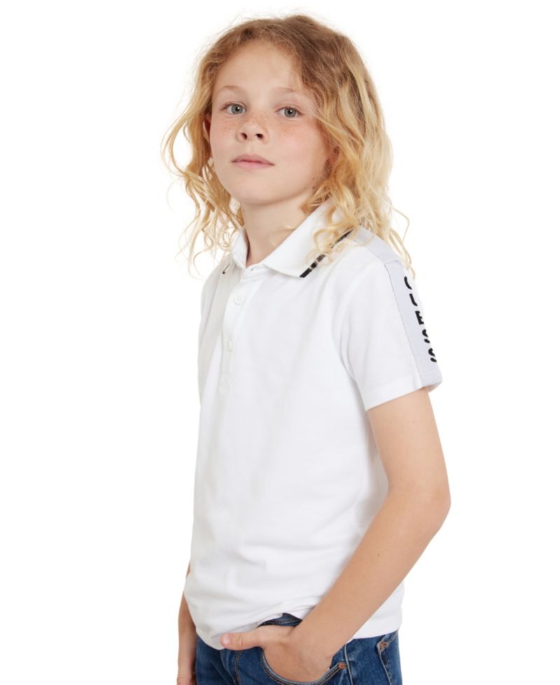 Big Boys Short Sleeve Taping Polo Shirt