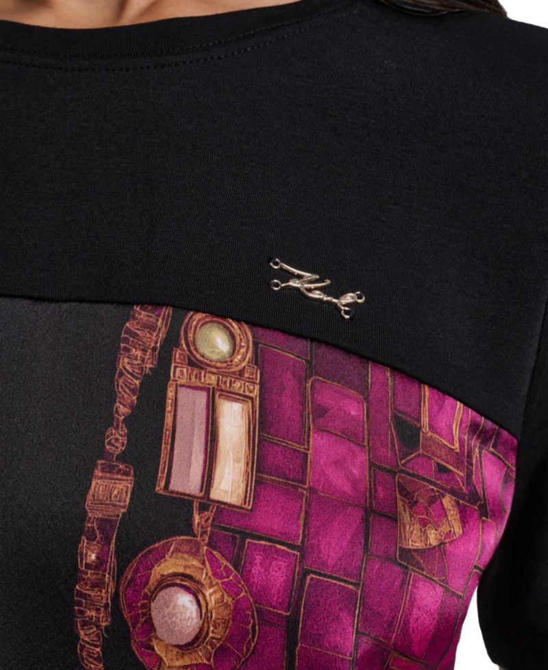 Women's Jewel Print Crewneck T-Shirt