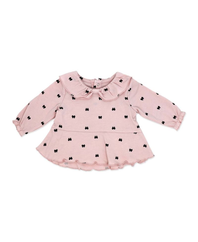 Baby Girls' Tiny Bows Print Top, Leggings and Headband, 3-Piece Set