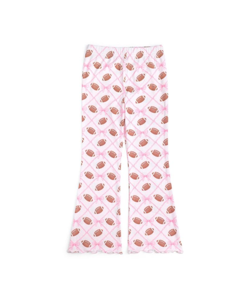 Big Girls (10-12)Football Trellis Flare Legging