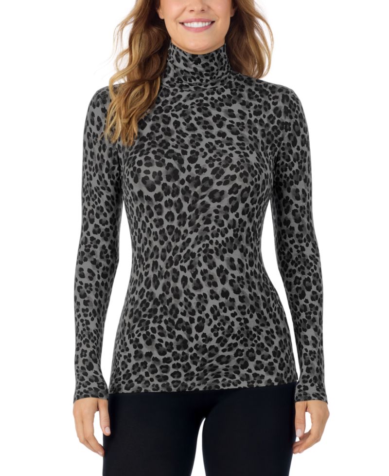 Women's Softwear with Stretch Long-Sleeve Turtleneck Top