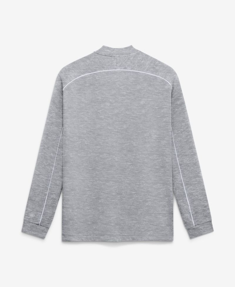 Men's Gray Oregon Ducks Golf Par 5 Therma-FIT Half-Zip Tri-Blend Pullover