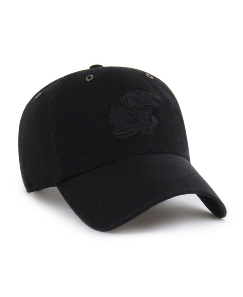 Carhartt x '47 Men's Black Kansas Jayhawks Clean Up Adjustable Hat