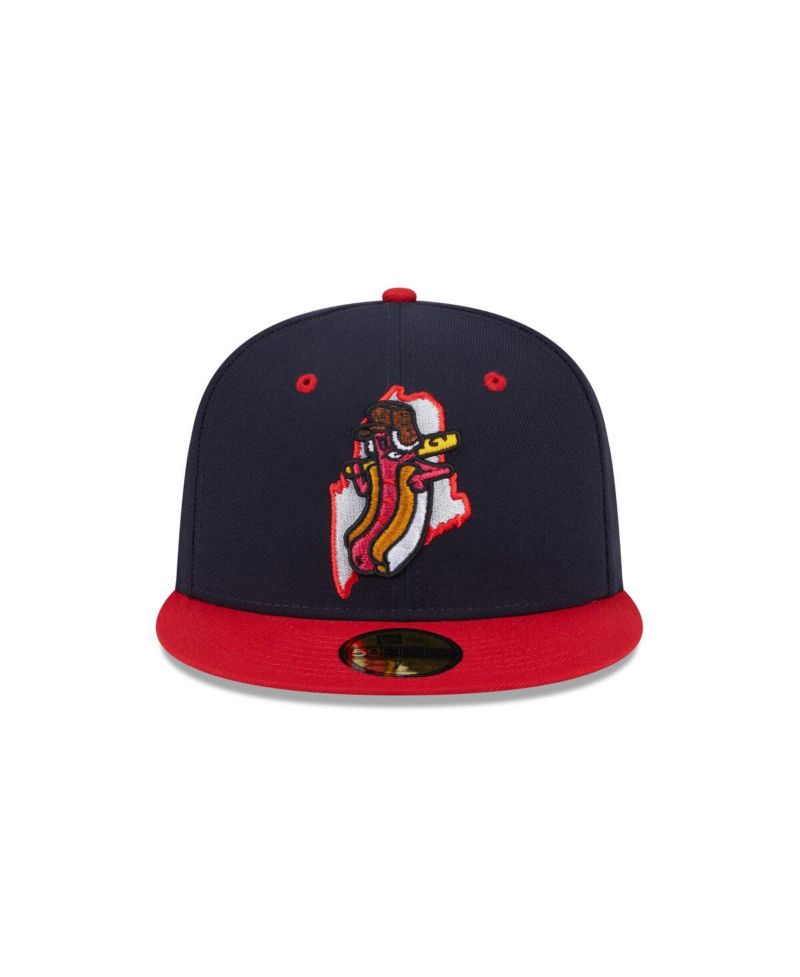 Men's Navy Portland Sea Dogs Theme Nights 59FIFTY Fitted Hat