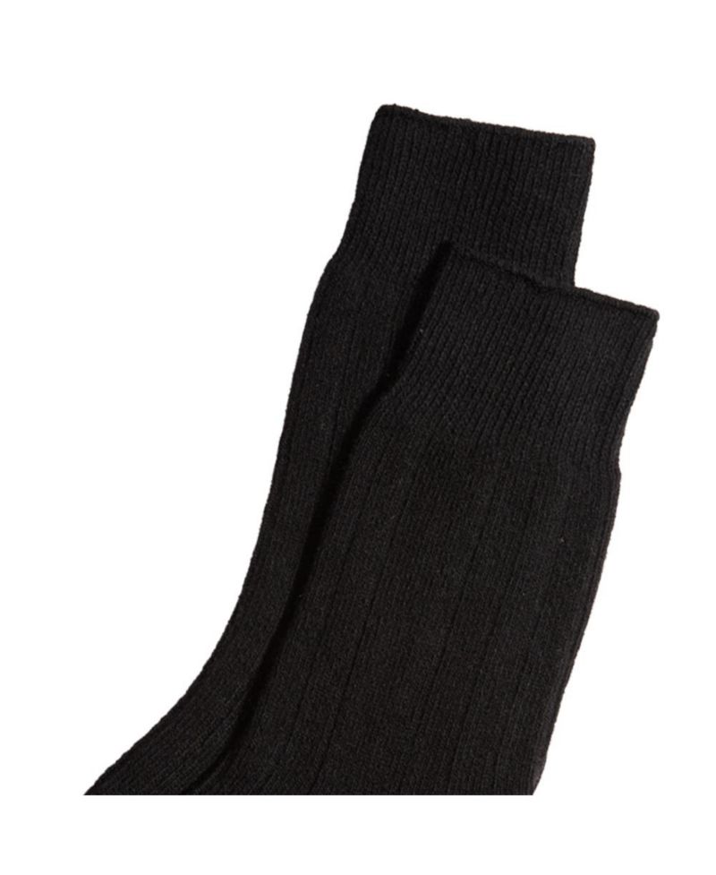 Women's Lux Italian Wool Cashmere Crew Socks