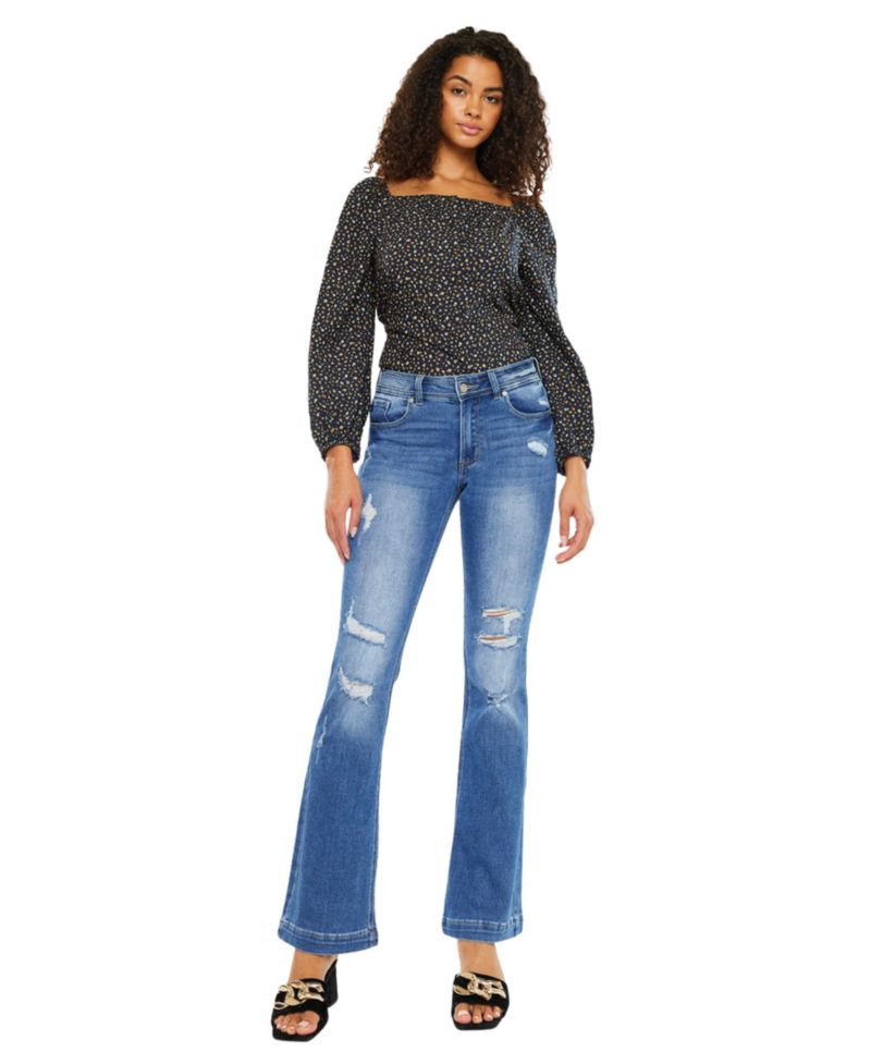 Women's Bernadette Mid Rise Bootcut Jeans