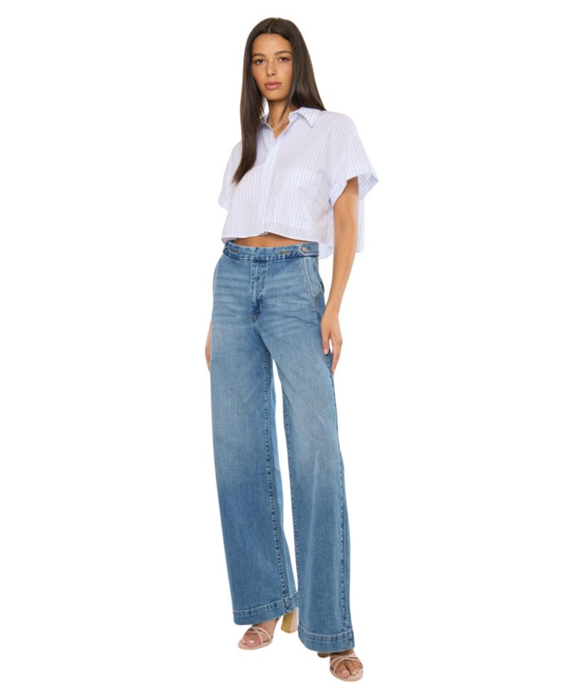 Women's Marnie Ultra High Rise Wide Leg Trouser Jeans