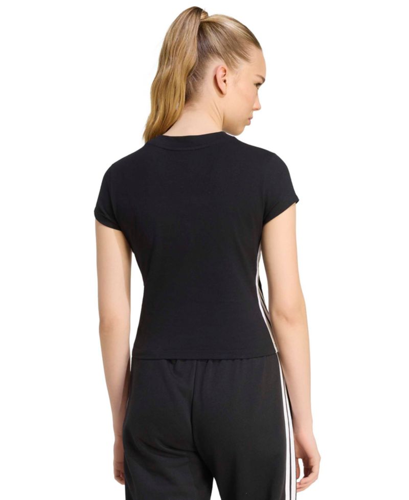 Women's Essentials 3-Stripes Padded Slim Baby Cotton-Blend T-Shirt
