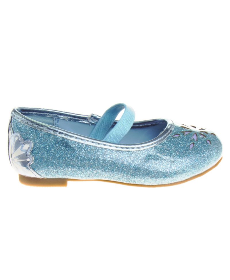 Big Girls Frozen Flat Shoes ( 6 to 11 ) Fun Character Design Easy On/Off Comfort Fit Dress Style Sparkly Detail