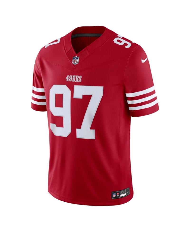 Men's Nick Bosa Scarlet San Francisco 49ers Vapor F.U.S.E. Stitched Limited Jersey